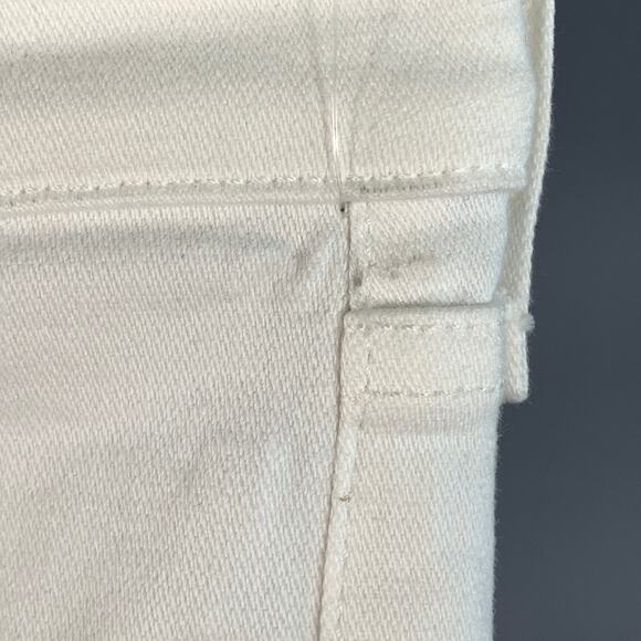RAG & BONE Size 29 White Cotton Blend Skinny Five Pockets Button Fly Jeans - Picture 7 of 10